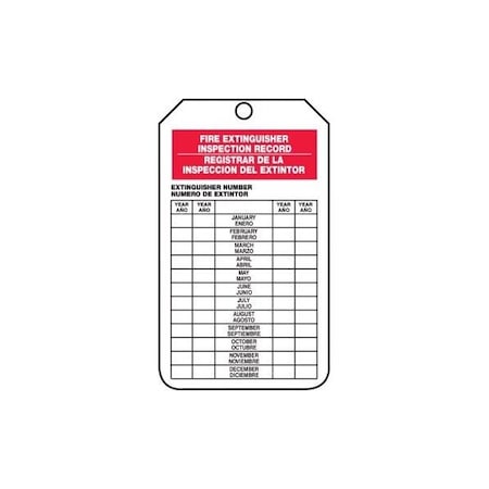 Accuform Danger, RP-Plastic, 3-1/4 in Width, 3/8 in Height, , 25 PK SBTRS217PTP